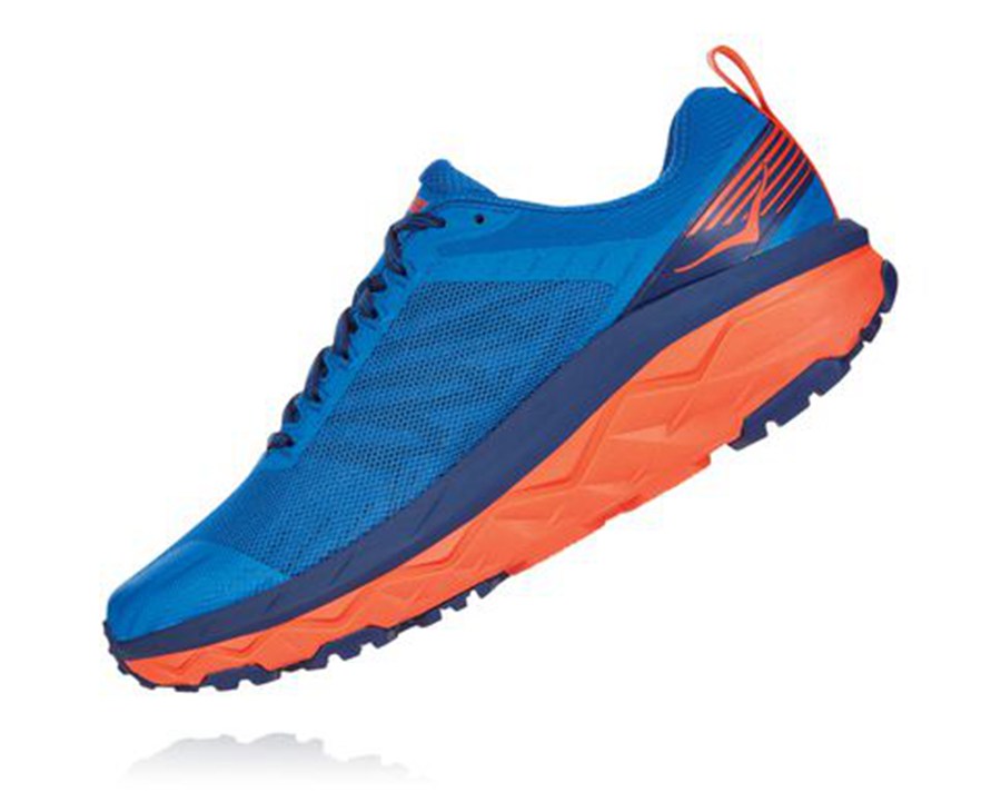 Hoka One One Mens Trail Shoes - Challenger ATR 5 - Blue - CSMJ36745